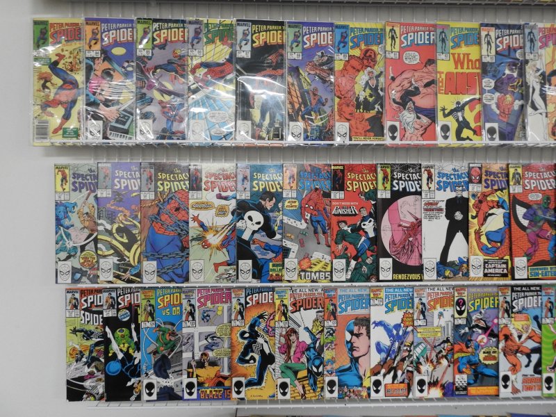 Huge Lot 200+ Comics W/ Spec. Spider-Man, Amazing Spider-Man, +More Avg FN+ Cond