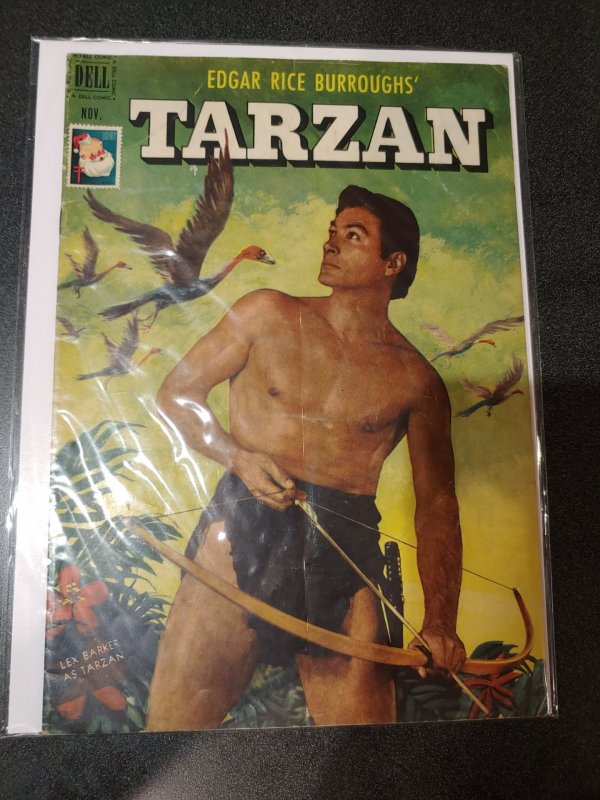 ​TARZAN #26  EDGAR RICE BURROUGHS' DELL GOLDEN AGE JUNGLE  VG+/F-