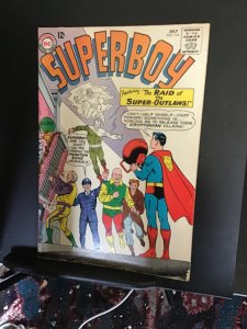 Superboy #114 (1964) Phantom zone criminal key issue VG/FN Wow