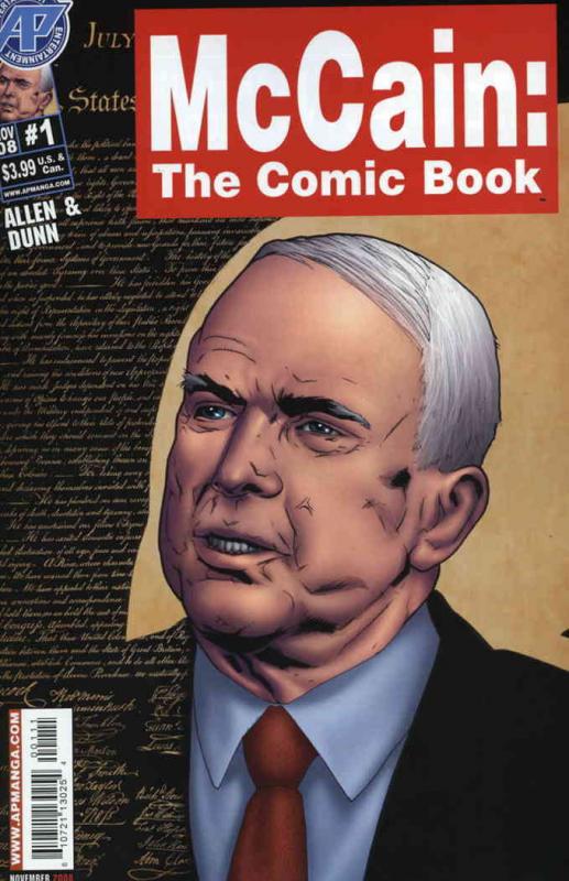 McCain: The Comic Book #1 VF/NM Antarctic - save on shipping - details inside