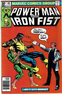 Power Man and Iron Fist #68 Heroes for Hire Newsstand VF