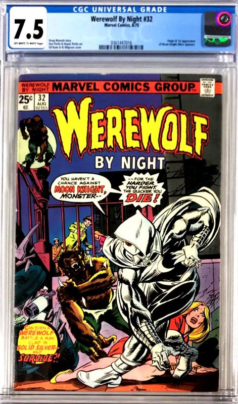 Werewolf by Night #32 CGC Graded 7.5 1st Moon Knight