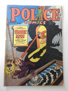 Police Comics #26 (1944) GD Condition cover and centerfold detached