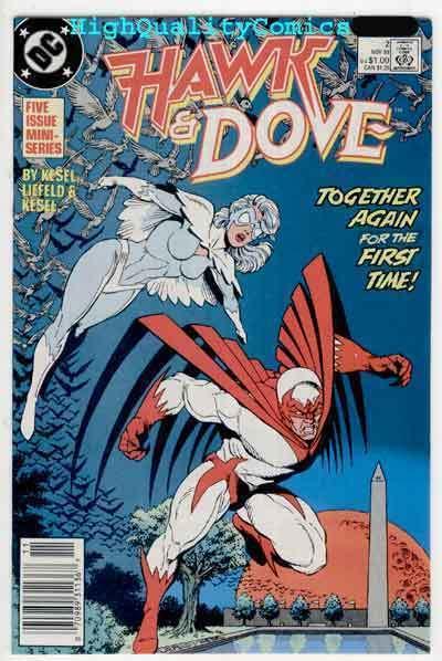 HAWK & DOVE #2, VF+, Kesel, 1988, DC Comics, Liefeld, more in store