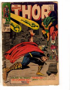 Mighty Thor # 143 GD Marvel Comic Book Silver Age Odin Loki Avengers Sif JG1