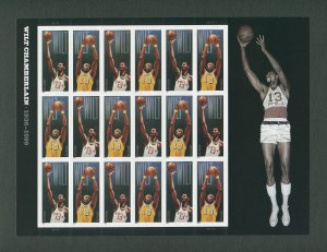Wilt Chamberlain US postage Stamp Commemorative Sheet  2014