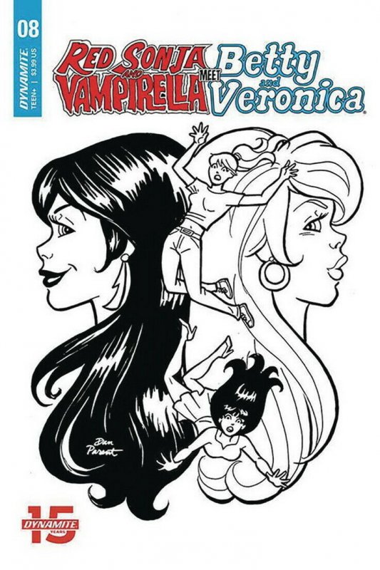 RED SONJA VAMPIRELLA BETTY VERONICA (2019 DYNAMITE) #8 9 Covers PRESALE-01/29