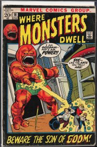 Where Monsters Dwell #16 (1972) Googam