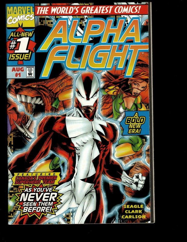 12 Alpha Flight Marvel Comics 1 2 3 4 5 6 8 10 11 12 13 14 Wolverine Canada GK16