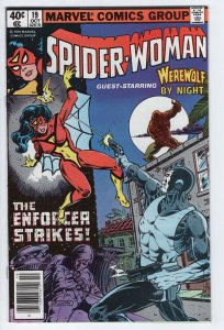 SPIDER-WOMAN #19 - 7.5 - WP - VS Enforcer - Werewolf By Night