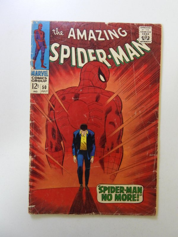 The Amazing Spider-Man #50 (1967) Poor condition see description
