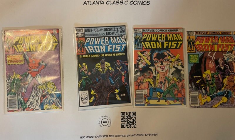 4 Comic Books Marvel Comics Power Man And Iron Fist #78 91 92 96   62 SM8