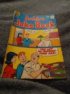 Archie's Joke Book  No 115 Published By Archie 1967 Silver age RC toy car cover