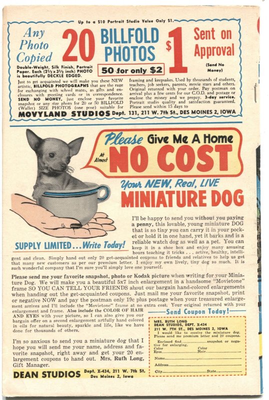 TRUE LOVE PROBLEMS #39-1956-JET PILOT COVER-BOB POWELL ART  F/VF   RARE