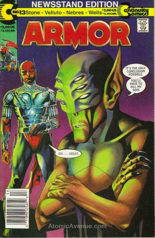 Armor #13 (Newsstand) VG; Continuity | low grade comic - save on shipping - deta