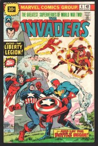 The Invaders #6 1976-Marvel-30¢ cover price variant issue-Light moisture ripp...