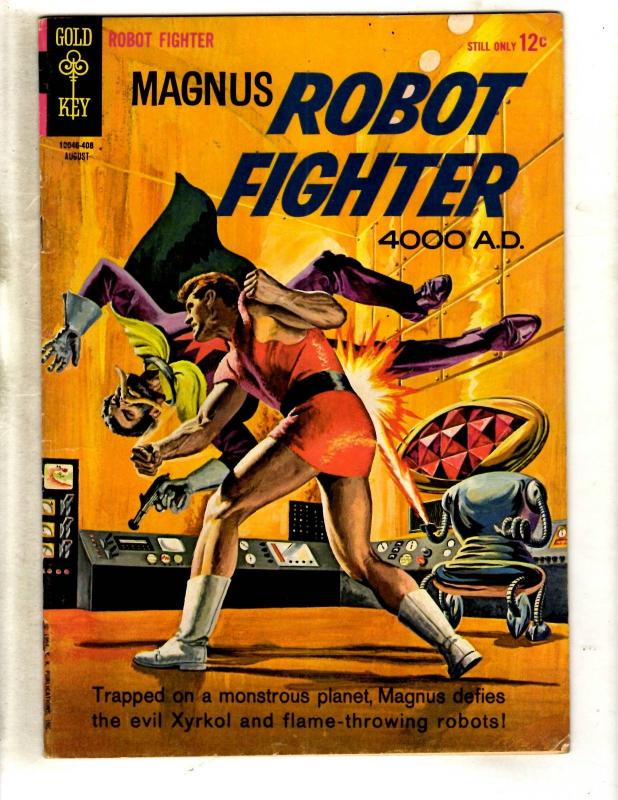 Magnus Robot Fighter # 7 FN- Gold Key Comic Book Silver Age 4000 AD FM6