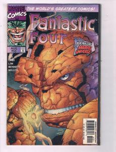 Fantastic Four #10 VF Marvel Comic Book Jim Lee Art Thing 97 DE11