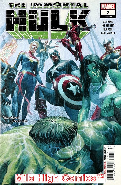 IMMORTAL HULK (2018 Series) #7 Very Good Comics Book