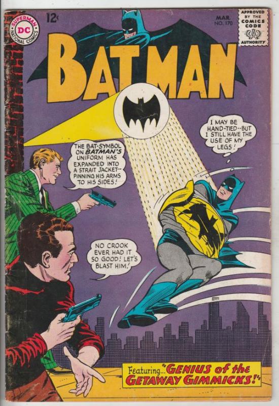 Batman #170 (Mar-65) VG/FN+ Mid-Grade Batman, Robin the Boy Wonder