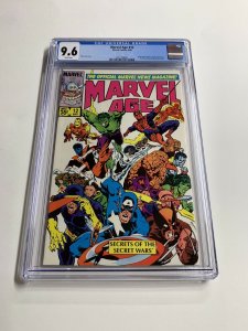 Marvel Age 12 Cgc 9.6 1st Black Costume Concept Art