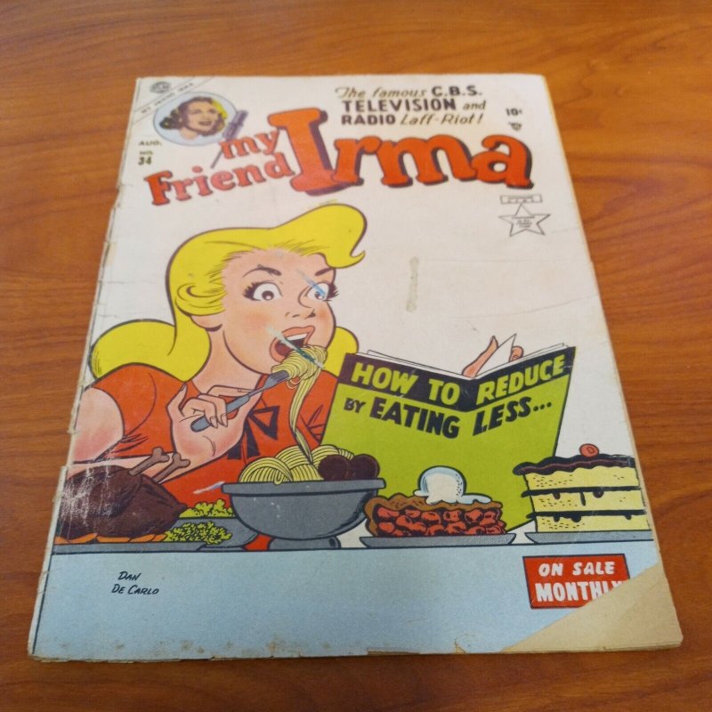 My Friend Irma #34 Golden age 1953 stan lee dan decarlo good girl art radio show