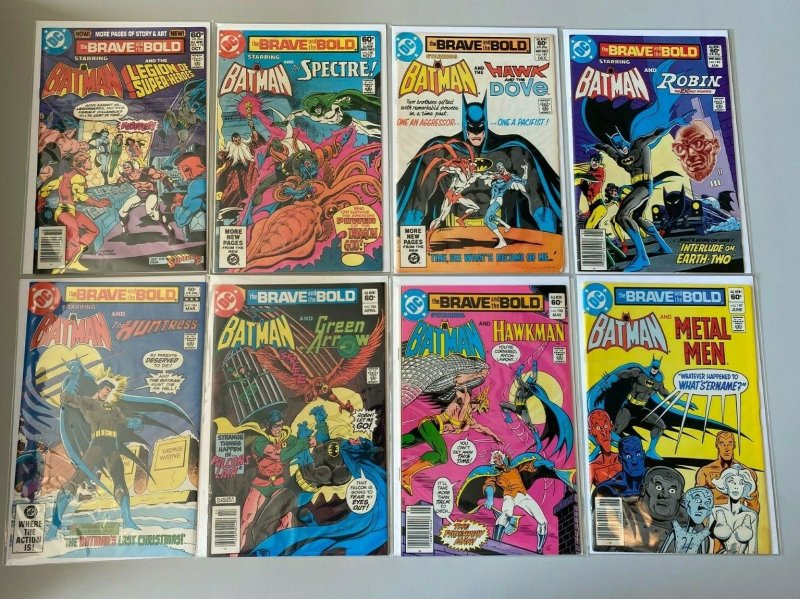 Brave + Bold lot from:#156-199 1st Series 34 diff books avg 6.0 FN (1979-1983)