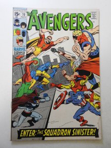 The Avengers #70 (1969) VG Condition moisture stains