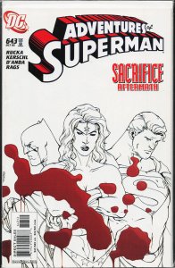Adventures of Superman #643 Second Print Cover (2005) Superman