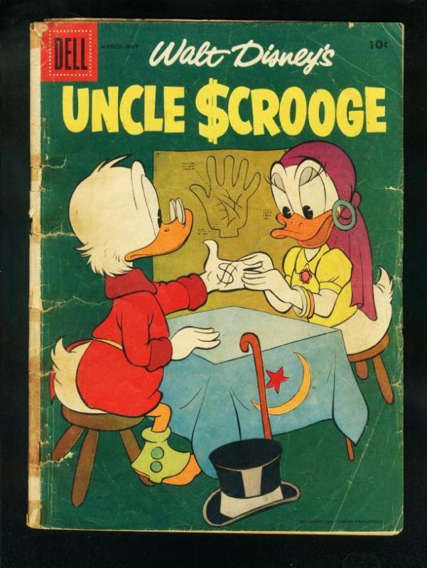 WALT DISNEY'S UNCLE SCROOGE #17 1957-CARL BARKS-DELL COMICS-fair FR