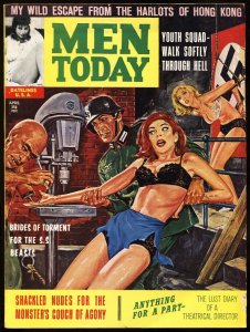 Men Today April 1963-Weird Menace-Amputation-Bondage-Torutre