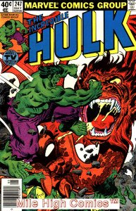 HULK  (1962 Series) (#1-6, #102-474, #600-635)(INCREDIB #247 NEWSSTAND Fair