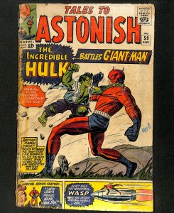 Tales To Astonish #59 Giant-Man Vs. Incredible Hulk!