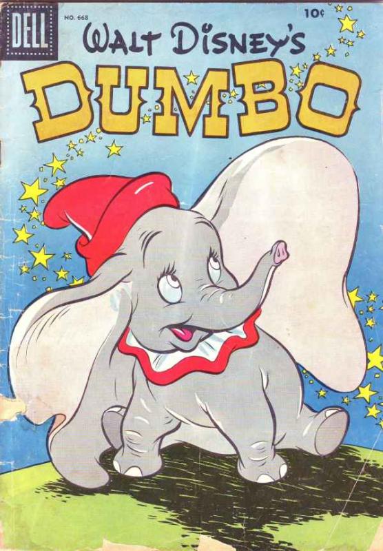 Four Color #668 (Jan-58) GD Affordable-Grade Dumbo, Timothy Mouse