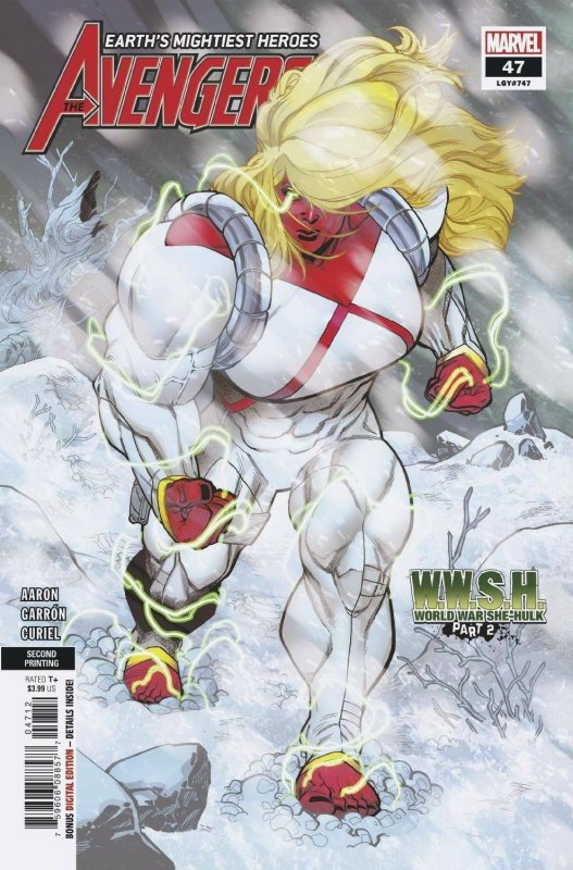 Avengers (2018) #47 VF/NM 1st Winter She-Hulk 2nd Print Variant Cover