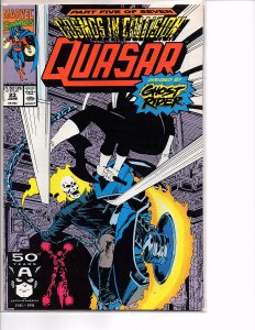 Marvel Comics Quasar #23 Ghost Rider Greg Capullo Art