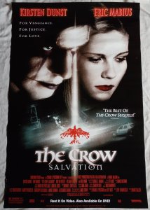 The Crow: Dead Time #1 (1996) + The Crow Salvation, (2000) Promotional poster