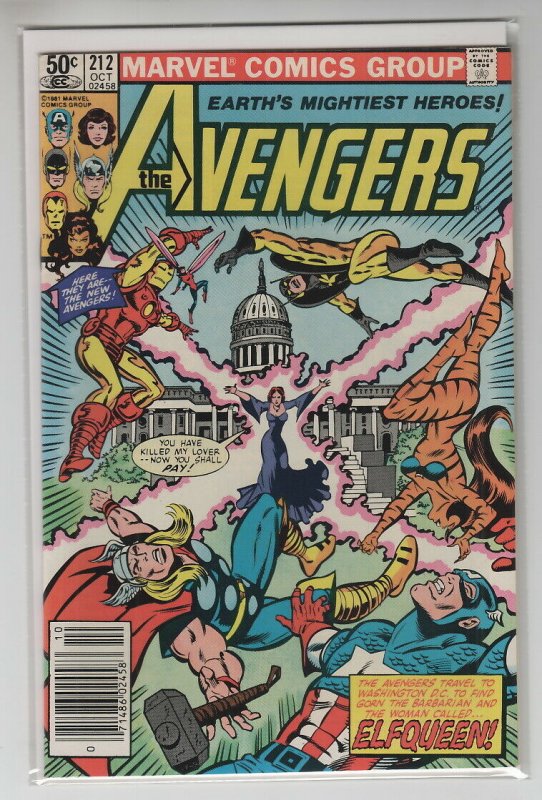 AVENGERS (1963 MARVEL) #212 VF+ A97670