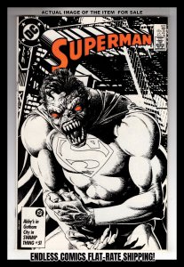 Superman #422 (1986) VF/NM Brian Bolland Cover!    / EBI#2