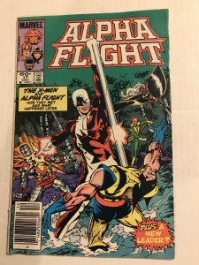 Alpha Flight #17 : Marvel 12/84 VG; Newsstand, X-Men x-over, Wolverine