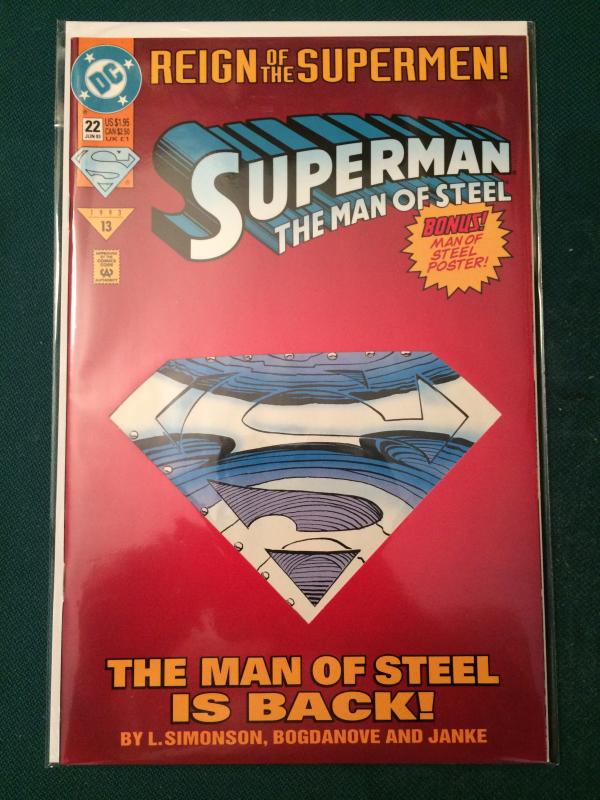 Superman The Man of Steel #22 Reign of the Supermen!
