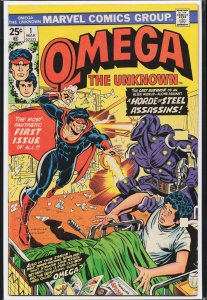 Omega the Unknown #1 (1976) Omega the Unknown [Key Issue]