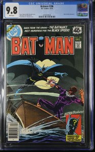 BATMAN #306 CGC 9.8 Black Spider-DC comic book-4393769006