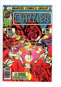 DAZZLER #4  (1981) MARVEL COMICS NEWSTAND
