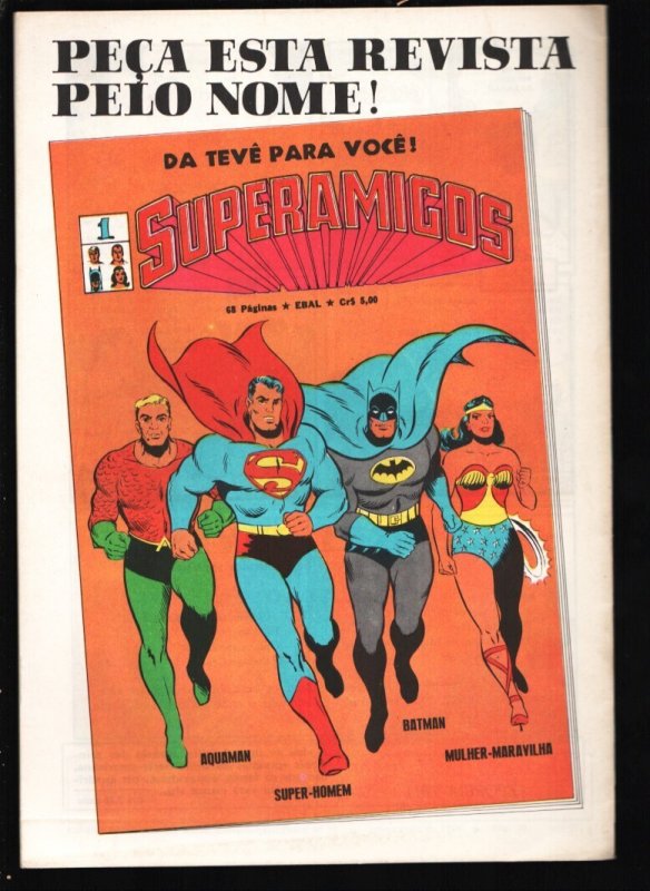 Super Herois #12 1975-Shazam-Captain Marvel-origin retold- Braziian-High grad...