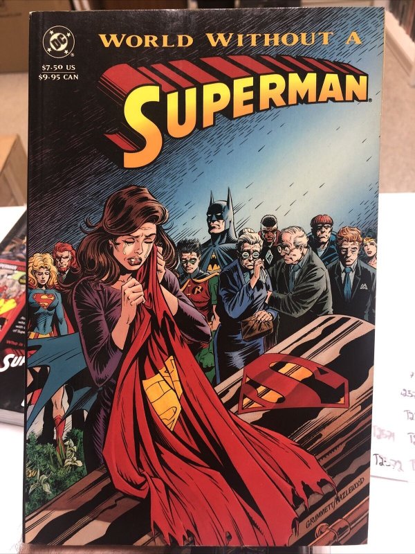 World Without A  Superman (1993) DC Comics TPB  SC Dan Jurgens