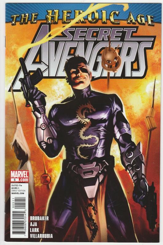 6 Secret Avengers Marvel Comics # 1 2 3 4 5 6 Captain America Black Widow LH7