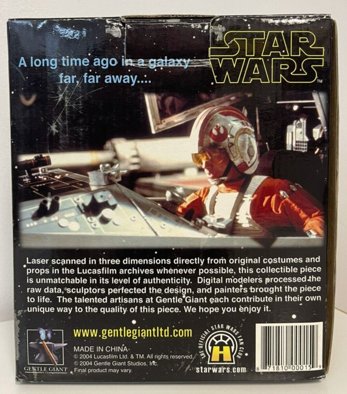 Gentle Giant Star Wars Luke Skywalker In X-Wing Pilot Gear Collectible Mini-Bust