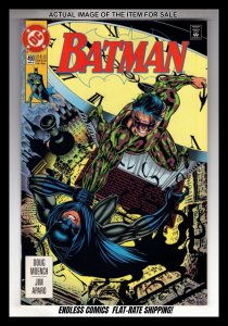 Batman #490 (1993)  NM- RIDDLER Appearance!  / EBI#2