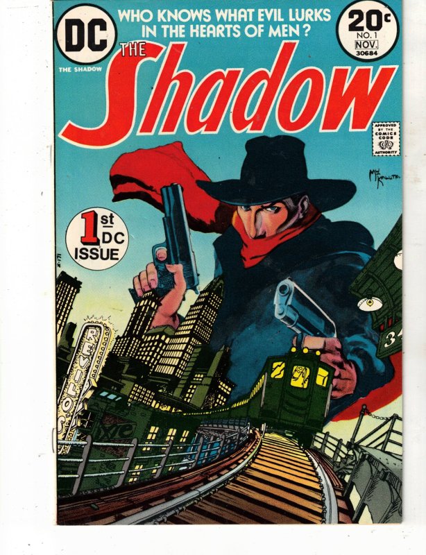 The Shadow #1 (1973) NM- High-Grade  Kalluta Art! 1st Bronze-Age! BOCA CERTIF!